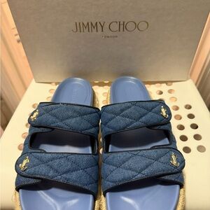 Jimmy Choo White and Gold Packaging Set